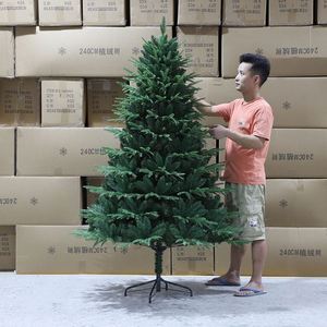 Sapins de Noël artificiels de qualité supérieure en PE et PVC floqués, de 4, 5, 6, 7, 7,5, 8, 9, 10 pieds, vente en gros de luxe - Product Image 6