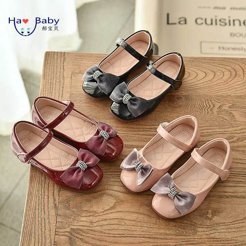 Hao Baby Autumn New Style Lovely Girl Princess Shoes Fashion Baby Girls Children Casual Shoes