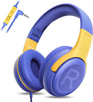 Headphone Berkabel Ringan untuk Anak, Model Baru Lintas Negara untuk Pembelajaran, Bermain Game, dan Headset Musik Anak