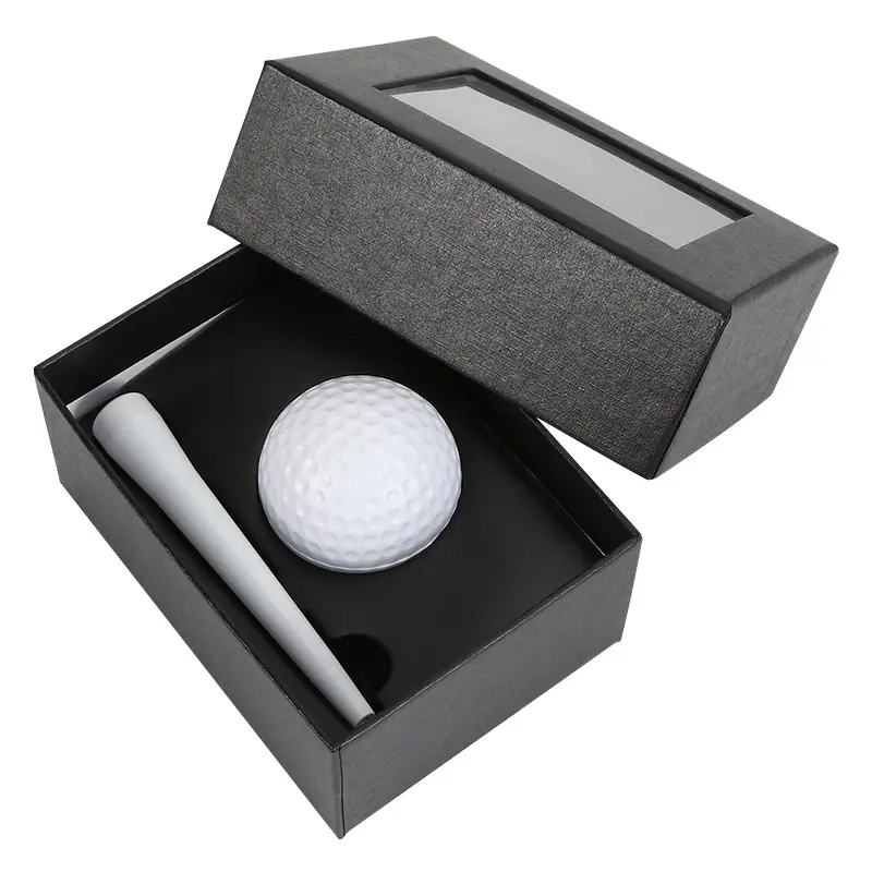 Golfball Weiß 53mm Durchmesser Metall Kräuter mühle Rauch zubehör 3 Teile Mühlen Golfball Räucher mühlen Für Vater