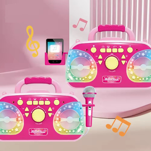 2024 karaoké ensemble enfants instrument de musique jouet maison ktv microphone haut-parleur rechargeable chantant machine karaoké enfants - Product Image 2