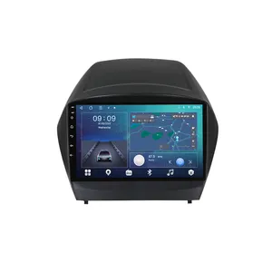 LT LUNTUO Android 13 Carro 9 Polegada Dvd Player Para Hyundai Tucson 2 Ix35 2009-2015 Quadro Com Dsp Rds Carplay Android Auto Rádio