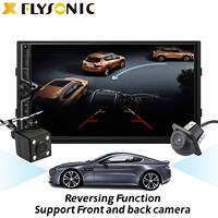 Flysonic nouveau Design Double Din 7 pouces multimédia universel mirrorlink FM/AM lecteur de voiture stéréo mp5
