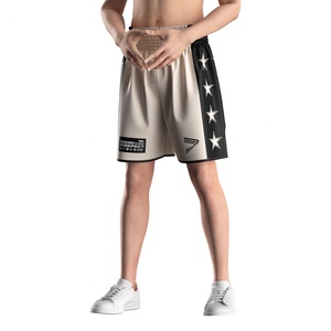 Shorts de boxe professionnels avec ceinture élastique, tissu respirant à séchage rapide, parfaits pour le sparring et l'entraînement physique - Product Image 2
