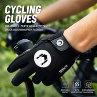 Gants de cyclisme HR printemps-été pour sports de plein air, coupe-vent, antidérapants, compatibles écran tactile, en tissu tricoté résistant à l'usure, pour femmes et hommes, vente en gros