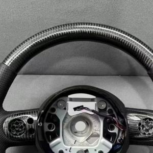 Pour <span class=keywords><strong>BMW</strong></span> Mini R55 R56 R60 F55 F56 Noir Brillant Volant En Fiber De Carbone Véritable Haute Qualité Personnalisé - Product Image 4