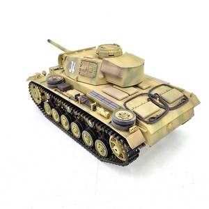 COOLBANK Modèle de char de combat allemand <span class=keywords><strong>Panzer</strong></span> Kampfwagen <span class=keywords><strong>III</strong></span> à l'échelle 1/16, modèle militaire RC, jouet télécommandé 2.4G, cadeaux - Product Image 4