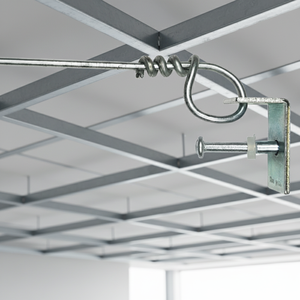Fil de suspension pré-attaché <span class=keywords><strong>pour</strong></span> plafond suspendu de 2'/4'/6'/8'/10'/12'/20' avec broche de 1-1/4'' et clips - Product Image 2