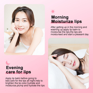 Images Ice Cream Lip Primer Hydratant Éclaircissant Rouge Chinois <span class=keywords><strong>Baume</strong></span> à <span class=keywords><strong>Lèvres</strong></span> Miel Fraise Avocat Pêche <span class=keywords><strong>Embellisseur</strong></span> pour Fille - Product Image 4