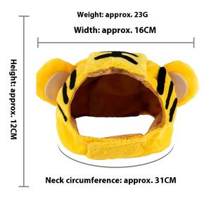 Vente en gros Chapeau en coton à motifs de tournesol Bandeau pour animaux de compagnie Couvre-chef pour chat et chien pour l'hiver Fournitures pour bouledogue français - Product Image 6