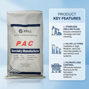 ผงเซลลูโลสโพลีแอนิ<span class=keywords><strong>โอ</strong></span>นิกสำหรับเจาะน้ำมัน Pac Lv HV Pac R - Product Image 2