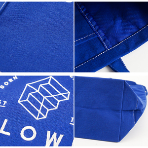 Thời Trang Tái Chế Tùy Chỉnh In Phụ Nữ Đồng Bằng Thêm Nặng Trọng Lượng Lớn Hữu Cơ Với 2 Túi Phía Trước Mua Sắm Vải Tote Túi - Product Image 6