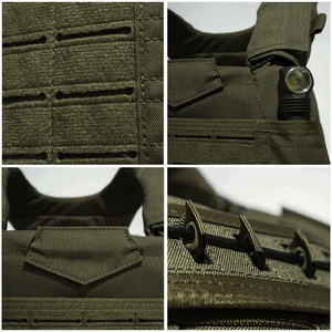 Chaleco Táctico OEM en Oferta, Corte Láser Molle, Ajustable, Portaplacas, para Entrenamiento de Fuerza, Ejercicios Físicos, Correr - Product Image 5