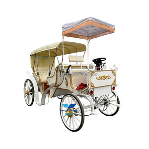 Carruaje de caballos para bodas y turismo Carruaje de caballos eléctrico de 4 ruedas - Product Image 1