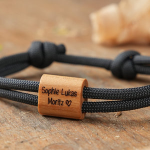 Braccialetto in Legno Personalizzato con Nome e Certificazione CE per <span class=keywords><strong>Uomo</strong></span>, Regalo Personalizzato per la Festa del Papà, San Valentino, Pasqua - Product Image 5