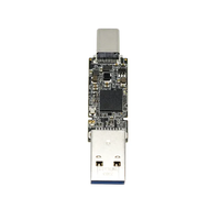 Chip memori SSD Solid USB 1TB, 1000 MB/S portabel tipe-c Flash Drive SSD PCBA Chip memori telanjang 512GB 256GB