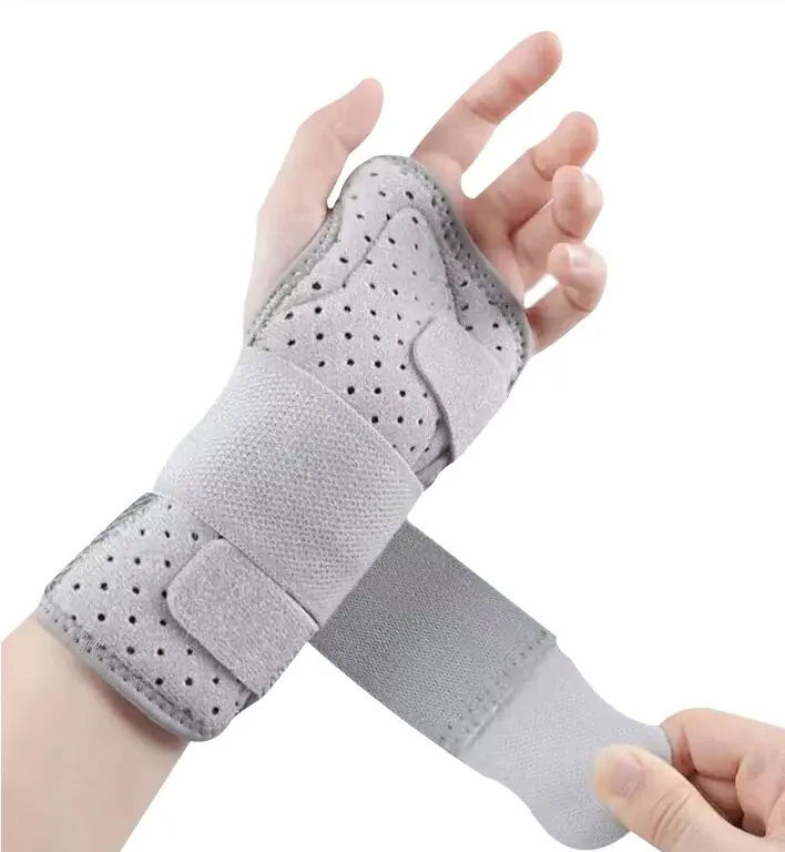 Carpal อุโมงค์โรคข้ออักเสบอุปกรณ์ป้องกันมือสำหรับป้องกันเพื่อบรรเทาอาการบาดเจ็บที่เข้าเฝือก
