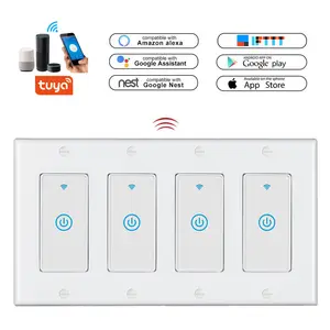 DS-123-1F N + L para Control remoto, Smart Life, interruptor <span class=keywords><strong>Wifi</strong></span>, Compatible con Alexa/Asistente de Google, IFTTT, productos populares en EE. UU. - Product Image 1