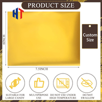 Papier laminé de papier d'aluminium imprimé coloré de prix usine pour l'emballage de chocolat et l'emballage de bonbons