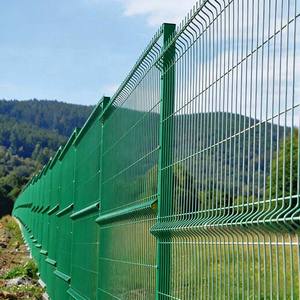 Paneles de Cerca Metálica Curva 3D para Exteriores, Malla Cuadrada Galvanizada Resistente a la Intemperie - Product Image 6