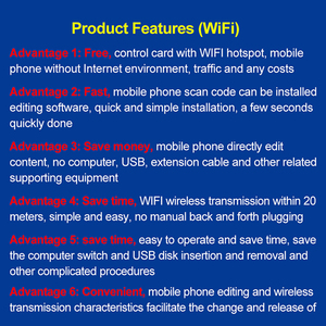 Carte de contrôle couleur complète asynchrone personnalisée d'usine OEM PCBA Rhx-Q1Q2Q4Q10 Wifi mobile Ruihe Tête de porte LED Écran de voiture couleur complète - Product Image 4