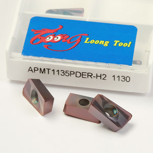 เครื่องมือกัดคาร์ไบด์ทังสเตน <span class=keywords><strong>APMT1135</strong></span>แทรกเครื่องมือตัด CNC ดัชนี Pder - Product Image 5
