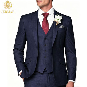 Costume 3 pièces violet pour <span class=keywords><strong>homme</strong></span>, <span class=keywords><strong>coupe</strong></span> ajustée, résistant aux plis, prêt à l'emploi, idéal pour le marié ou les mariages – Collection OEM - Product Image 4