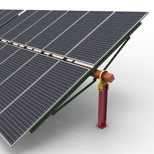 JCHX 100kw orizzontale monoasse sistema di tracciamento solare con ottimizzatore di energia solare ad alta efficienza solare - Product Image 5