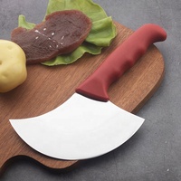 Ventes en gros d'usine Couteau turc ultra-affûté et durable Couteau à pizza Couteau à citrouille avec manche en PP