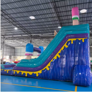 Toboggans aquatiques gonflables commerciaux pour adultes et enfants, pas chers, grands toboggans d'extérieur en PVC transparent avec balles à l'intérieur, château et souffleur télécommandé - Product Image 5