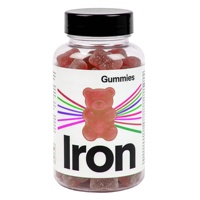 Bonbons Gélifiés de Haute Qualité au Calcium, Fer, Zinc, Vitamines et Biotine : Renforce les Défenses Immunitaires, Augmente les Niveaux de Fer, Gummies au Curcuma et au Fer