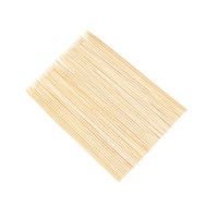Brochettes jetables en bambou pour barbecue, 2,5 mm x 18 cm, vente en gros