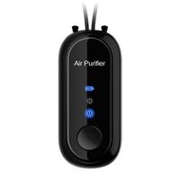Mini Purificador de Aire con Tecnología Anti-Radiación y Silenciosa, Purificador de Cuello de Larga Duración (30H) con Carga Tipo-C