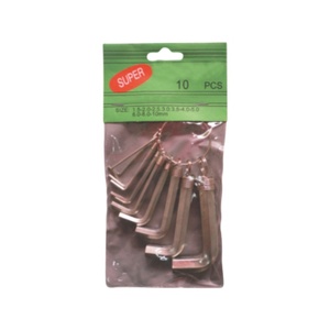 Fabricante de clase mundial CR-V llave hexagonal, 10 unids llave hexagonal juego - Product Image 1
