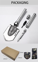 Workpro — pelle tactique multifonctionnelle pliable, accessoire de survie pour Camping et randonnée, en plein air