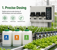 Contrôleur d'Engrais pour l'Agriculture Intelligente, Machine de Fertigation Automatique pour Serres, Hydroponie et Fermes Intérieures
