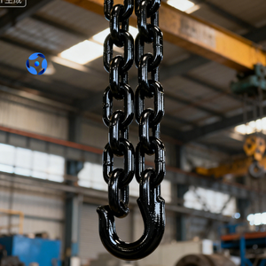 Chaîne de levage soudée de qualité industrielle 80, galvanisée, pour grue de levage, certifiée EN818 - Product Image 3