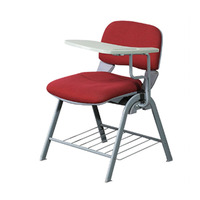 Chaise de formation scolaire réglable et mobile avec tablette d'écriture pour bureau et conférence
