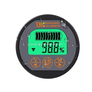 YXW TR16H 쿨롱 카운터 미터 배터리 용량 표시기 8 ~ 120V 리튬 철 인산염 3 차 니켈 등 방수 - Product Image 1
