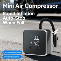 Inflador de Neumáticos Digital Inalámbrico para Auto de 6000mAh y 150PSI, Compresor de Aire de 12V de Doble Uso (Cableado e Inalámbrico) con Apagado Automático