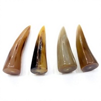 Ornement artisanal en corne de buffle naturelle polie, idéal pour la décoration nautique, la maison ou comme cadeau de mariage – BY HF CRAFTS