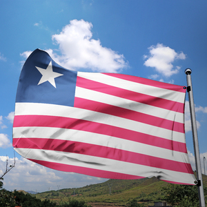 Sản Phẩm Khuyến Mại Cờ <span class=keywords><strong>Liberia</strong></span> Tùy Chỉnh Cá Tính Bằng Polyester 3X5 Ft 100% Bền Chất Lượng Cao Bán Sỉ - Product Image 2