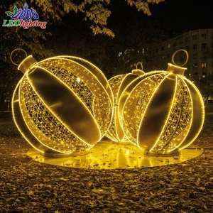 Iluminación Comercial al por Mayor para Exteriores, Motivo de Bola LED 3D, Adorno Grande para Halloween y Navidad, Iluminación para Hoteles, Plazas y Paisajes - Product Image 6