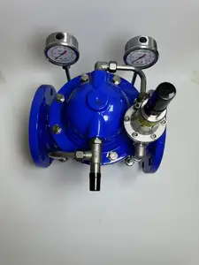 Válvula reductora de presión de diafragma RCV y válvula reguladora de diafragma para válvula de sistema de tratamiento de agua