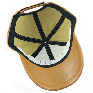 Casquette de Baseball réglable de couleur unie, chapeau en <span class=keywords><strong>cuir</strong></span> PU décontracté pour l'extérieur, chapeaux de sport à bord incurvé, casquettes unies - Product Image 6