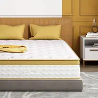 Full Size Schlafzimmer möbel Memory Foam Matratze Kingsize Latex Pocket Spring Matratze in einer Box für den Großhandel