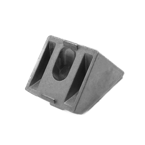 Nhà Máy Khe Cắm 8 45 Độ Đúc Thép Đầu Góc Phụ Kiện Nhôm Phẳng Góc Mảnh - Product Image 3