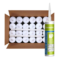 Sealant Silikon Netral Plus Anti Jamur, Resin Satu Komponen, Pasta Halus yang Diaktifkan UV untuk Pengerjaan Kayu dan Penyegel Kaca