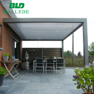 Balcón impermeable bioclimatica de jardín de aluminio gazebo pérgola al aire libre - Product Image 6
