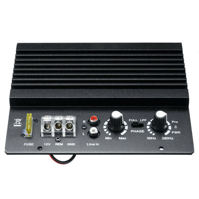 Car Audio Power Amplifier Board 12V600W Single-channel Bass High-power Car Power Amplifier